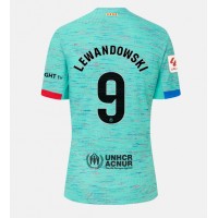 Barcelona Robert Lewandowski #9 Tretí futbalový dres 2023-24 Krátky Rukáv